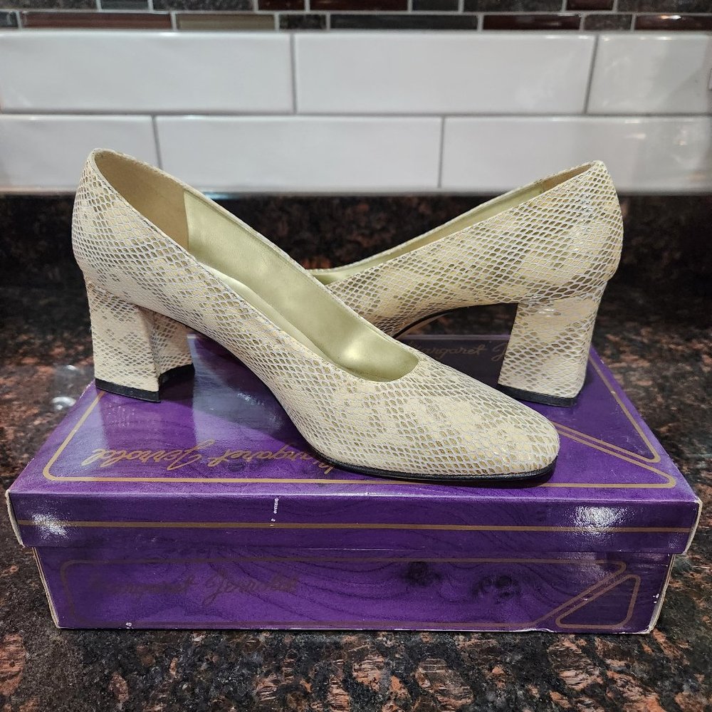 Vintage Margaret Jerrold Snake Skin Patern